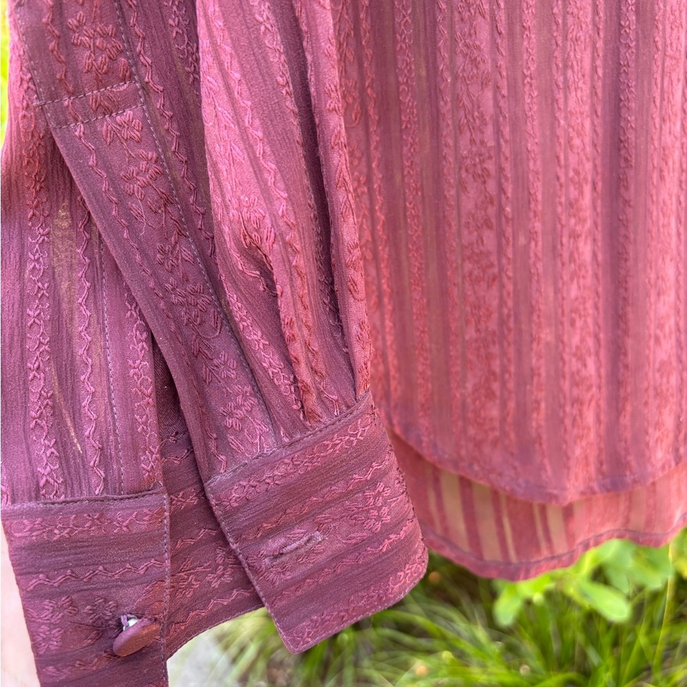 Anne Klein Purple Blouse - Picture 3 of 4